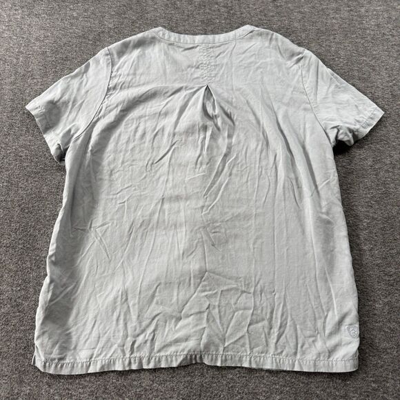 Kuhl Short Sleeve Shirt Medium Hadley Button Up Lightweight Style 8009 Mist Grey - Picture 2 of 9